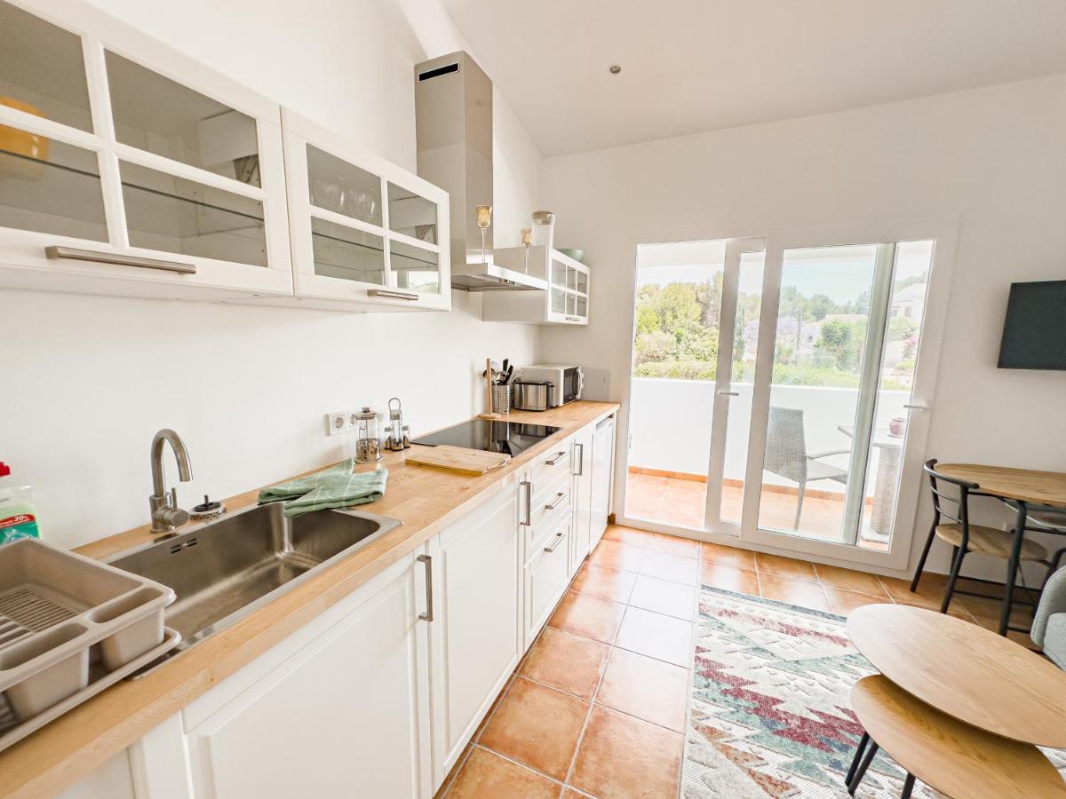 Casa Maria Top Floor Studio Apartment With Swimming Pool Jávea Exteriér fotografie