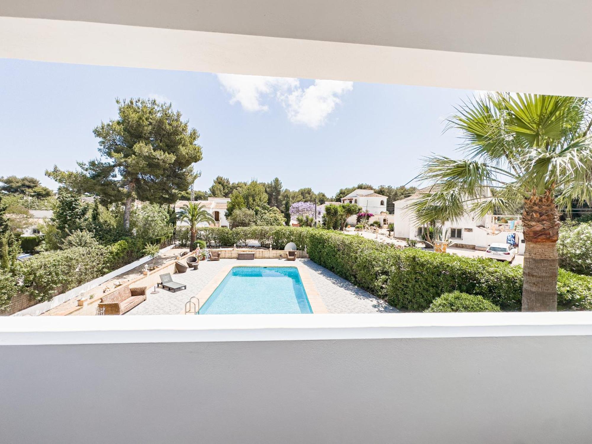 Casa Maria Top Floor Studio Apartment With Swimming Pool Jávea Exteriér fotografie