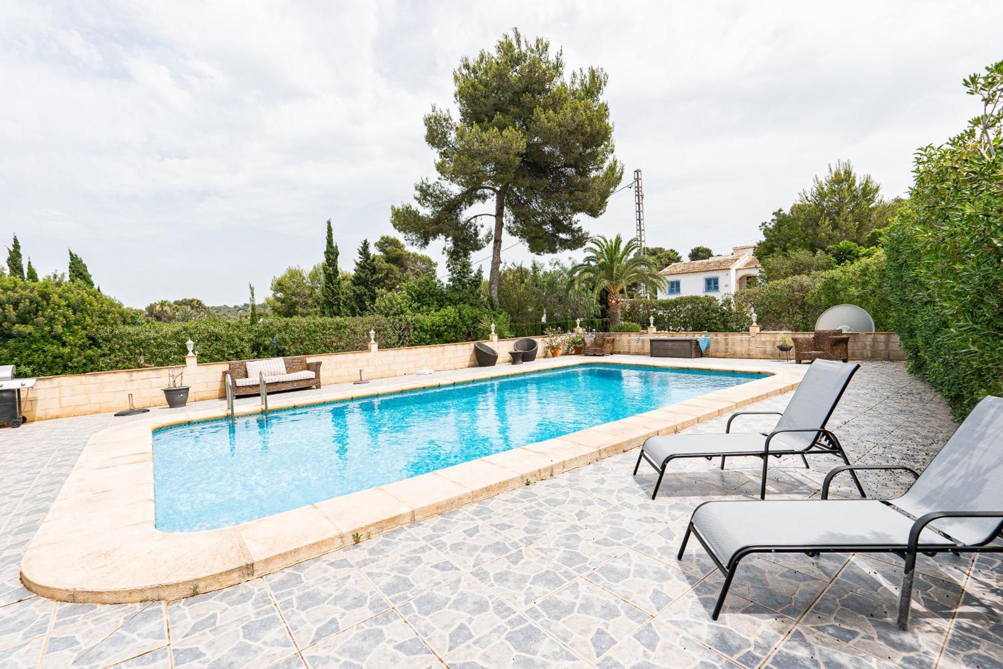 Casa Maria Top Floor Studio Apartment With Swimming Pool Jávea Exteriér fotografie