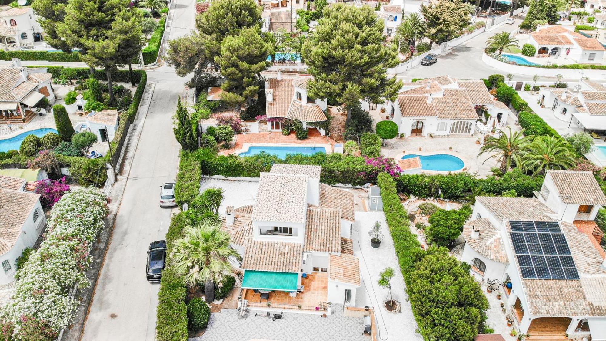 Casa Maria Top Floor Studio Apartment With Swimming Pool Jávea Exteriér fotografie