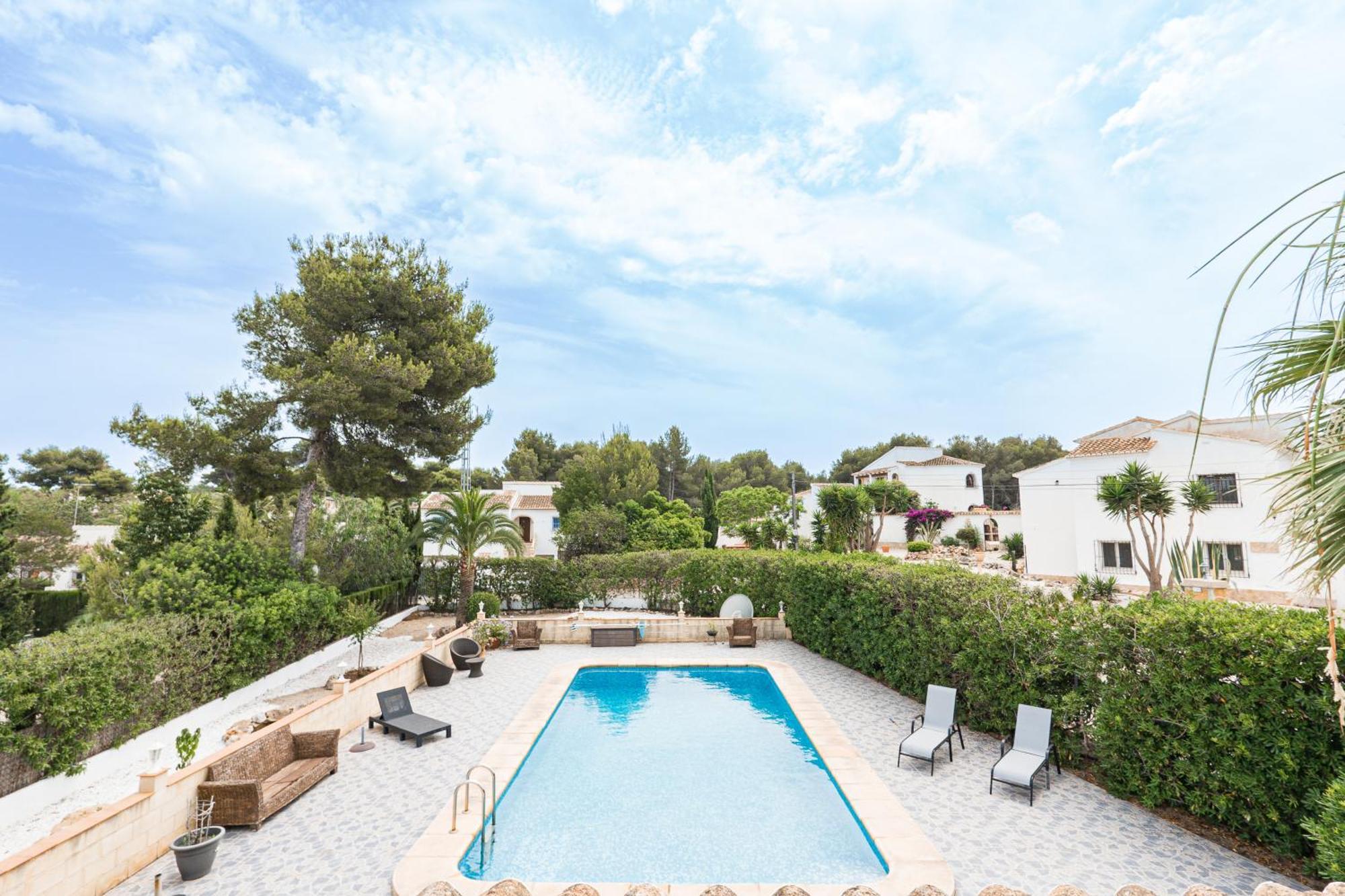 Casa Maria Top Floor Studio Apartment With Swimming Pool Jávea Exteriér fotografie