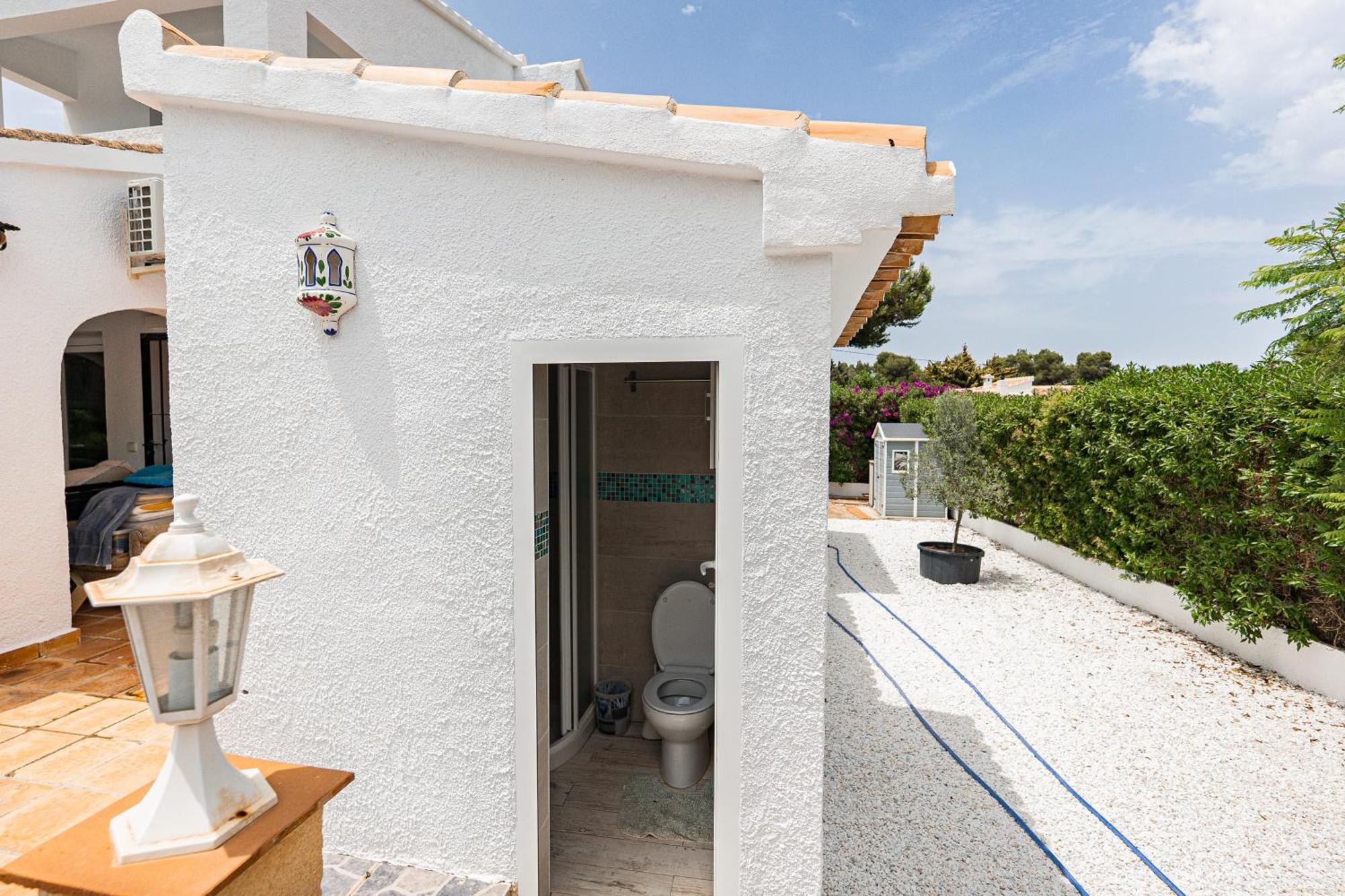 Casa Maria Top Floor Studio Apartment With Swimming Pool Jávea Exteriér fotografie